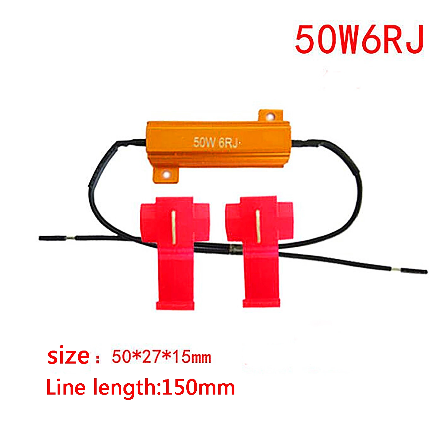 LED Load Resistor 50W, Aluminum Wirewound Resistor
