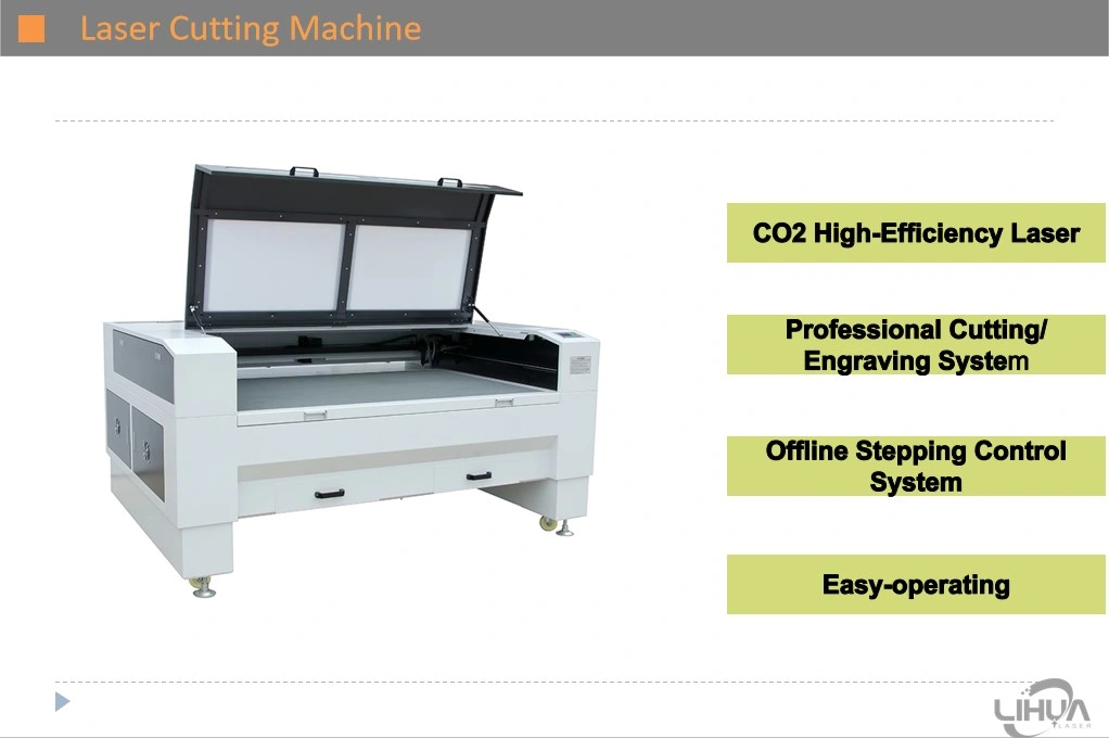 Lihua Supplier Cnc Wood Laser Cutting Machine 80w 100w 130w 150w Non-metal Laser Cutter