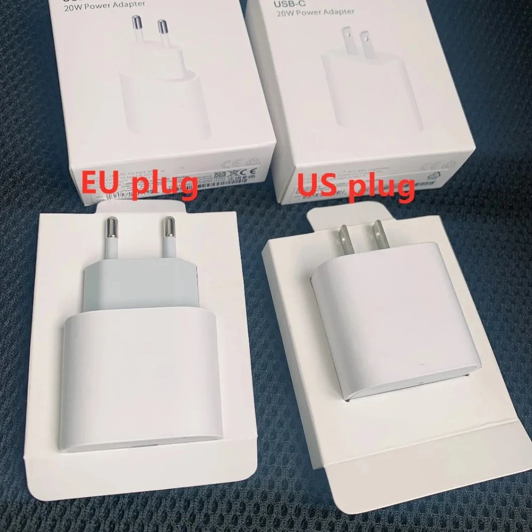 New High Quality Portable Type C USB C 18W 20W Power Pd Adapter Fast Charge Plug for iPhone 12 Chargers