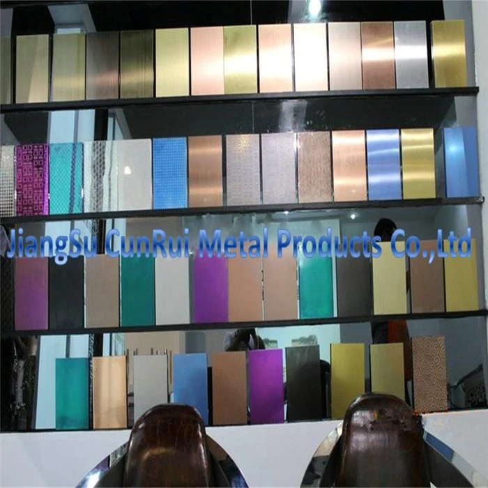 Inox Sheet 304 صفائح من الفولاذ المقاوم للصدأ الحافة سطح مفتاح ساخن لوحة التقنية من السلسلة، لون RoHS المسطح في الصين
