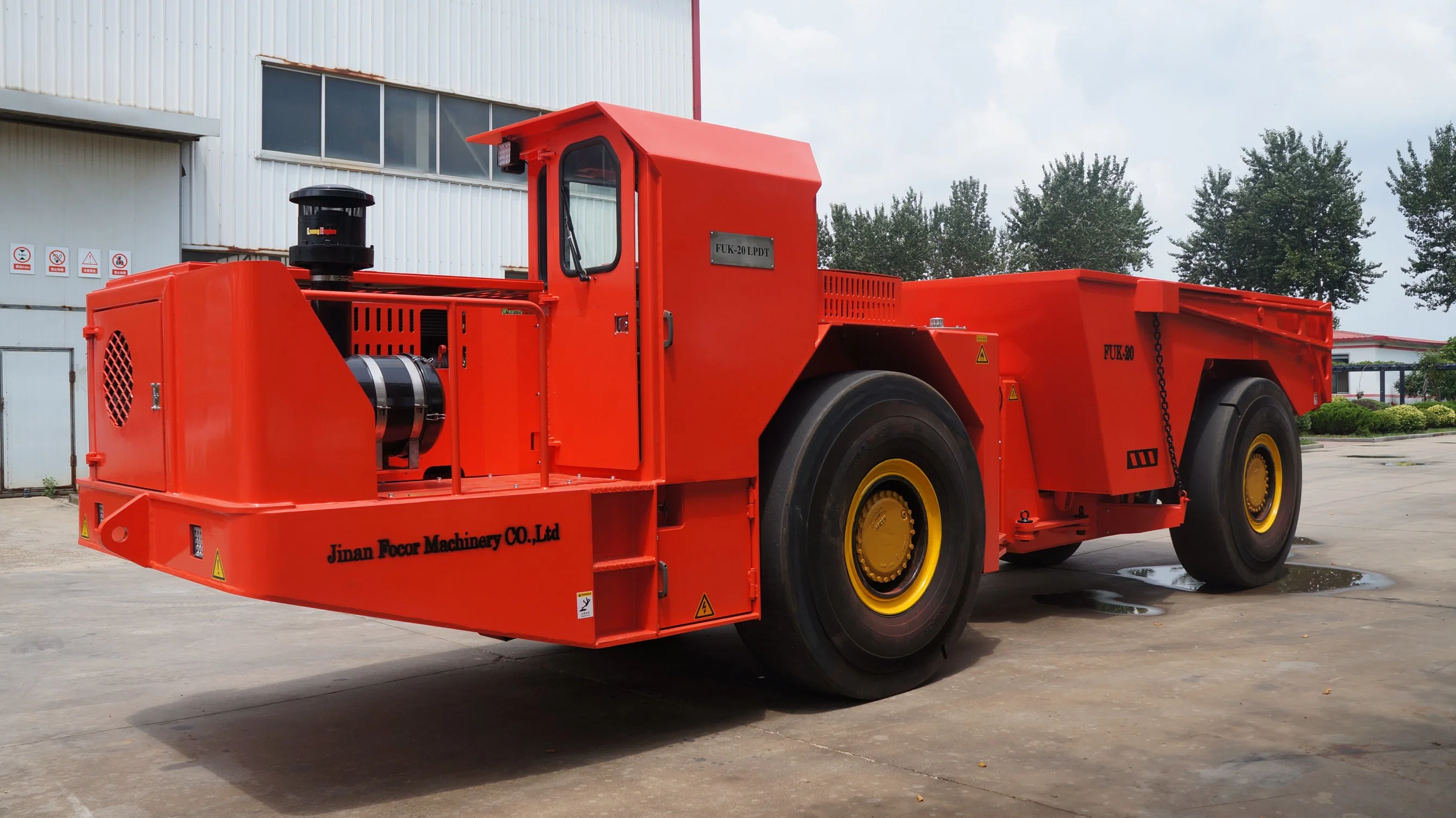 Fuk-20 Exploitation minière souterraine de camion à benne de transport de charge avec moteur Diesel