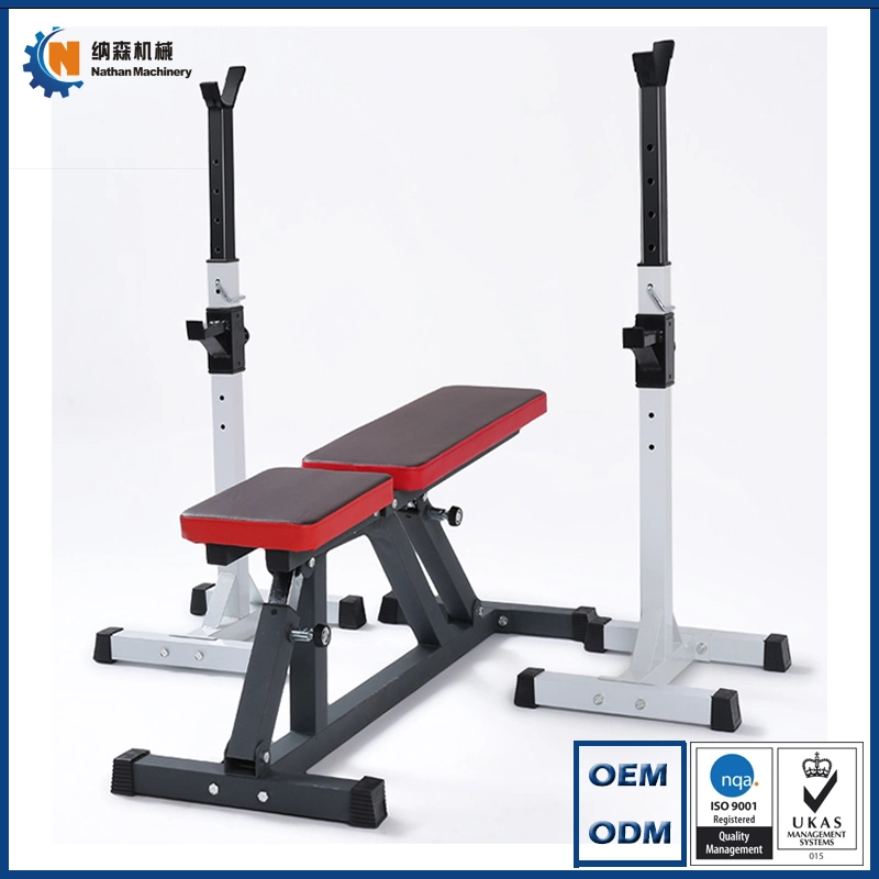 Factory Hot Selling Solid Steel Fitness Power Squat Stand Rack Accessories Padded J Hook Cup