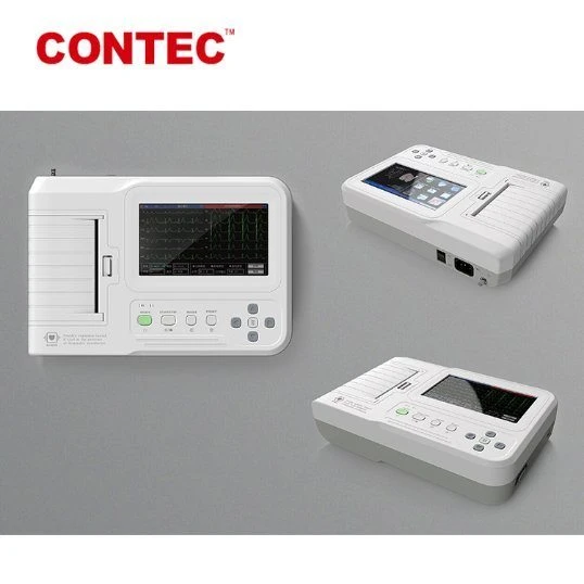 Equipo médico digital de monitorización de presión sanguínea de 3/6 canales para máquina de ECG