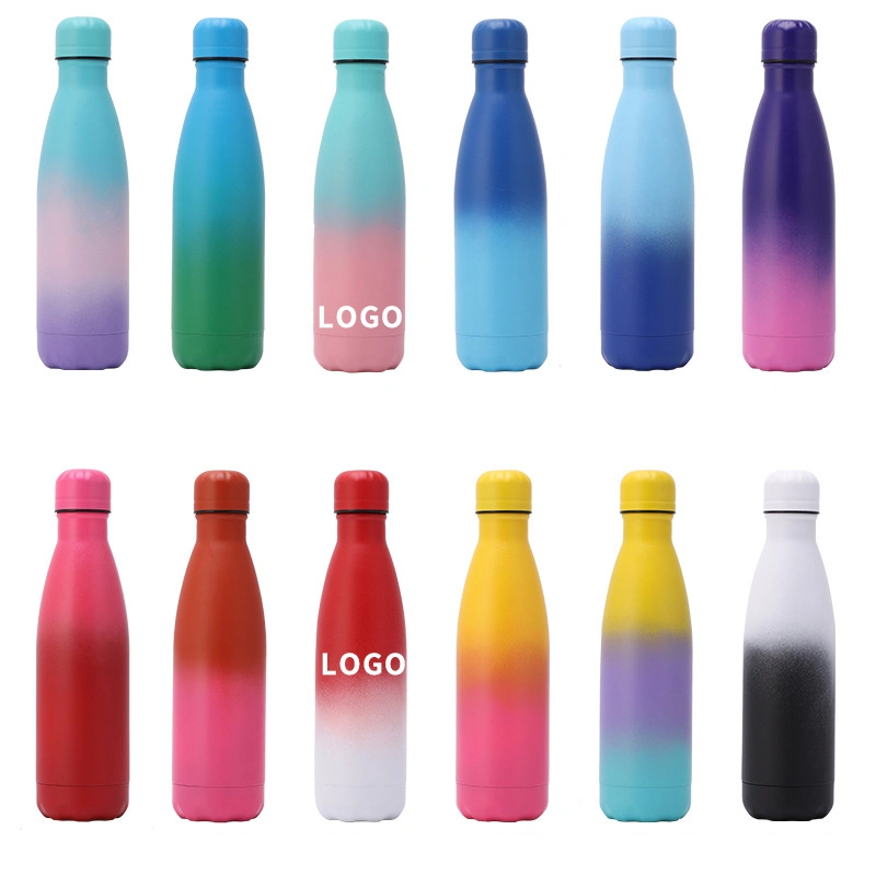 Squeeze Borosilicate Custom Water Bottle Label Printing Glass Water Cup