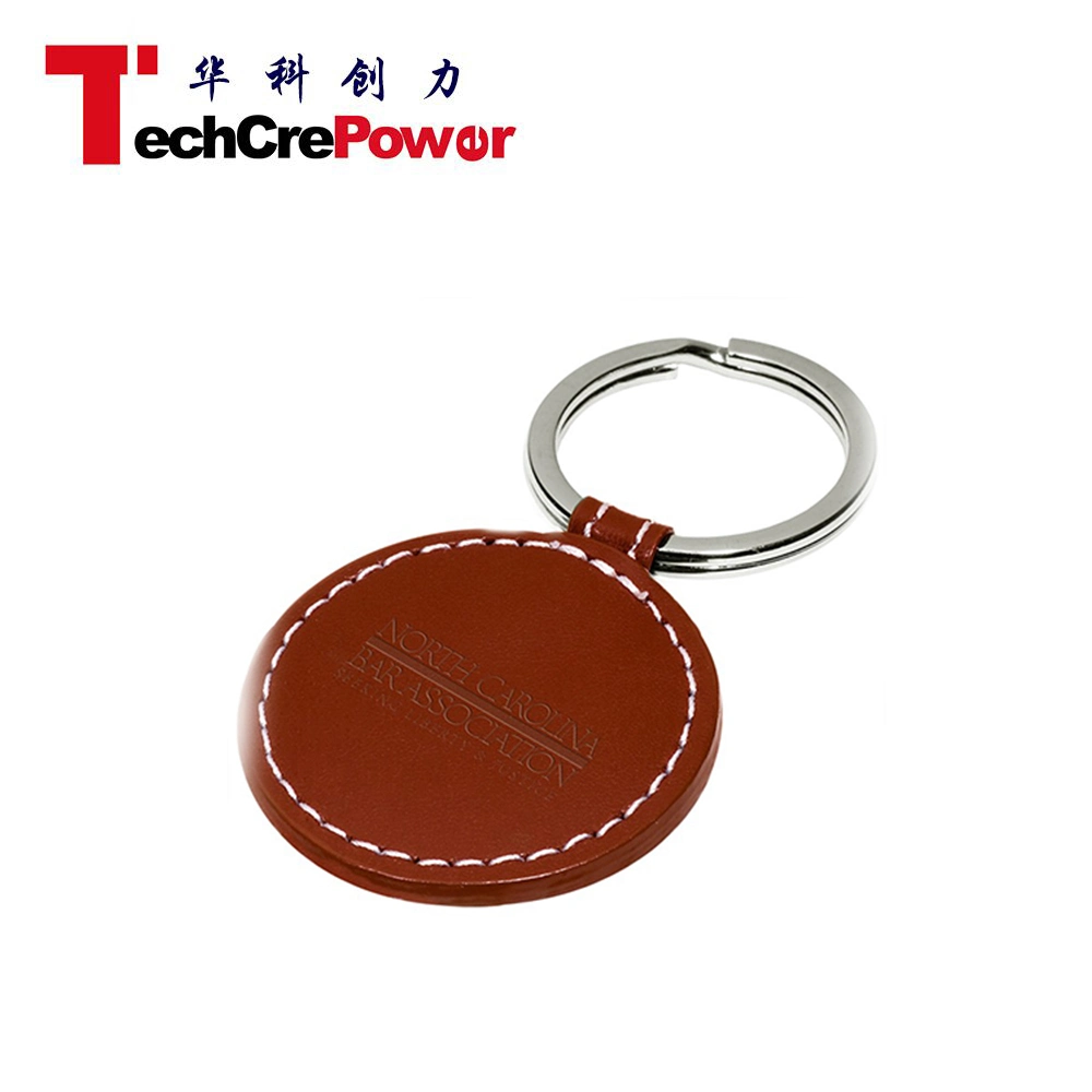 Custom Design T5577 Key Tag RFID Leather Key Fob