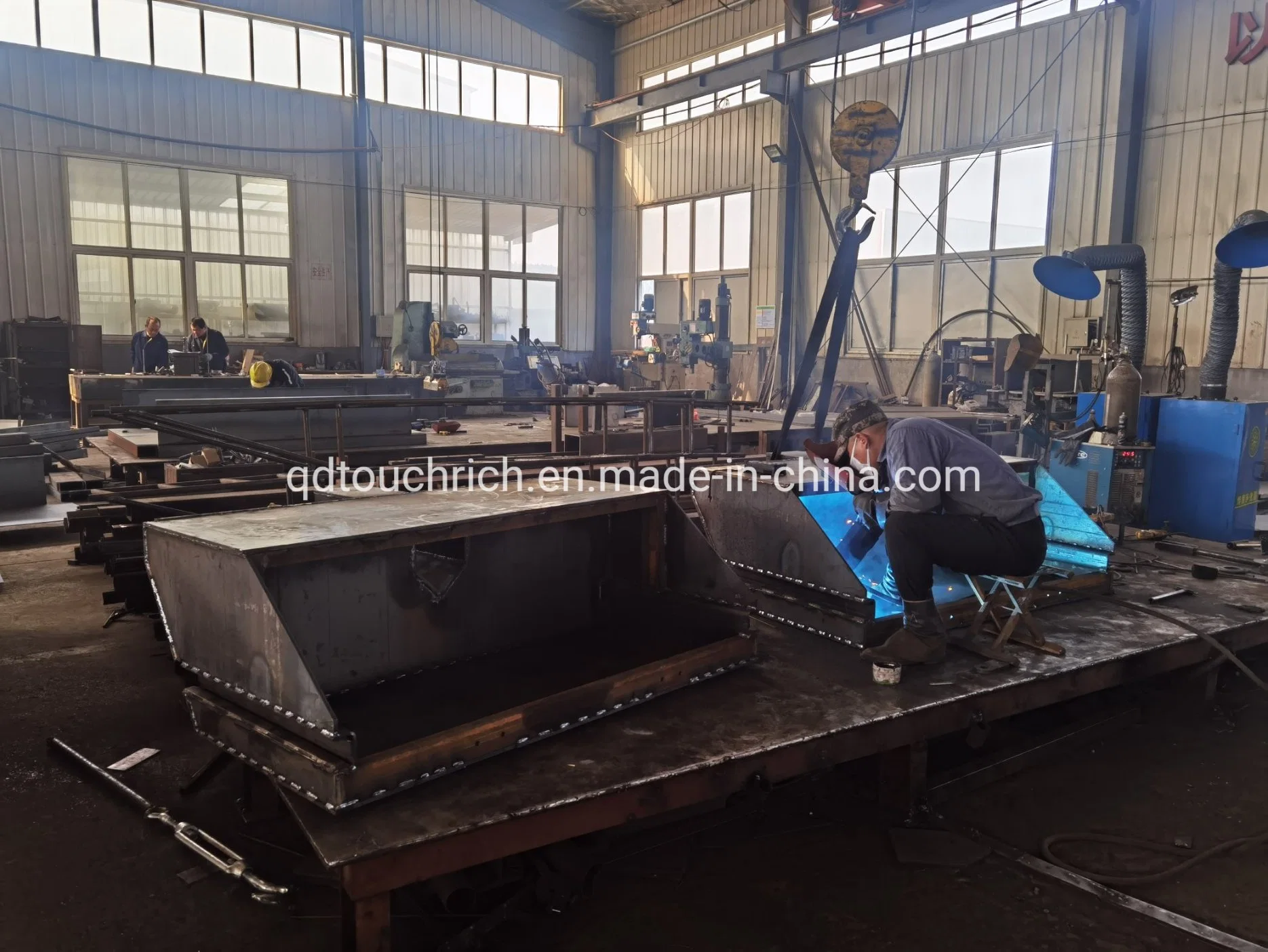 China Steel Fabrication Company Custom Heavy Welding Metal Frame Processing