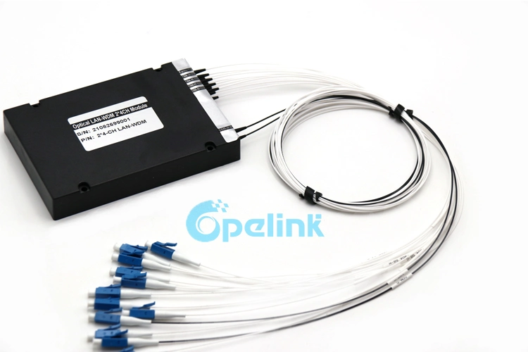 4CH LAN-Wdm Mux Demux Module, Fiber Optic Lwdm Module with High quality/High cost performance 