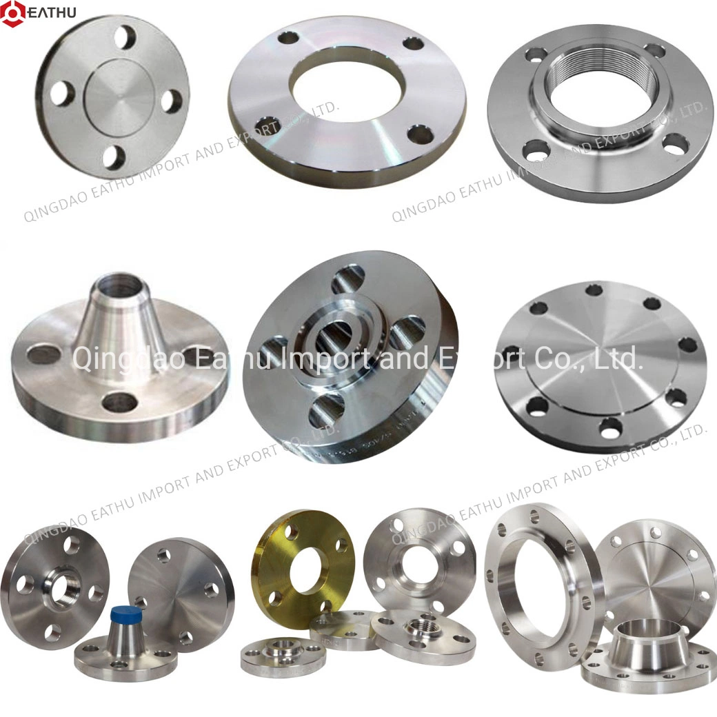 ANSI/DIN/En1092-1 Forged Carbon/Stainless Steel Class150/300 /600/900 Pn10/16 Welding Neck/Blind/Slip on/Lap Joint/Flat Plate/Socket RF/FF Flanges