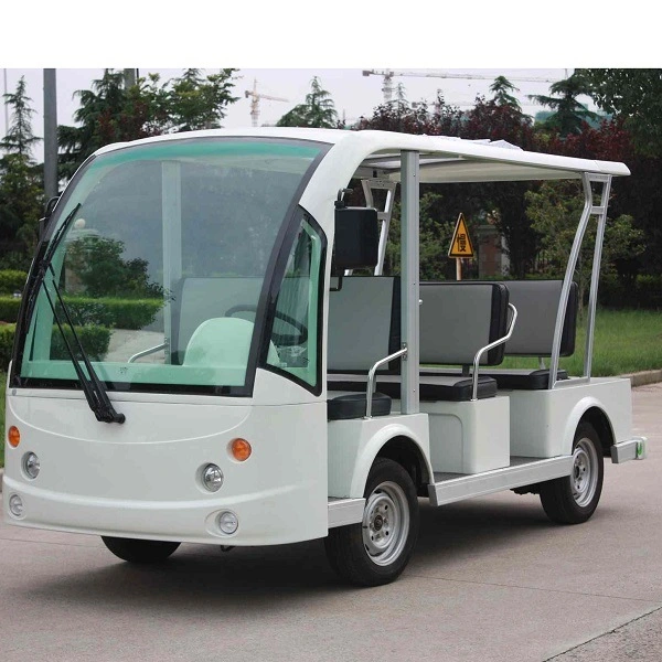 Beautiful Elegant Design 8 Seats Electric Sightseeing Bus Tourist Shuttle Car (DN-8F)