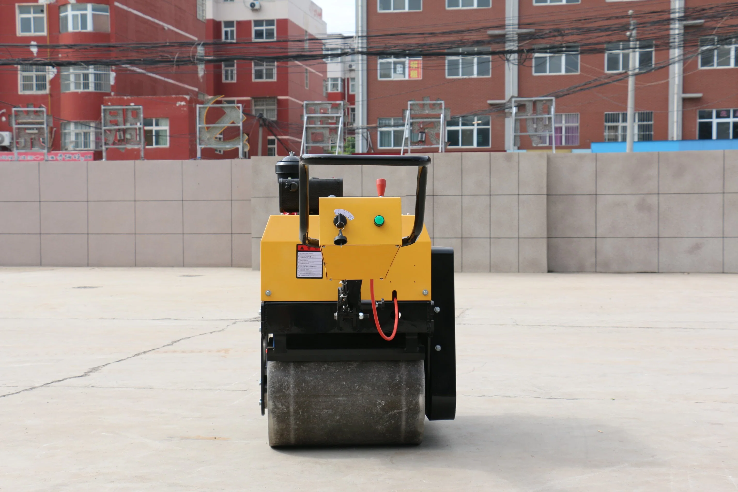 Lutong Factory Direct High quality/High cost performance  Handheld Road Roller Double Drum Fast Delivery