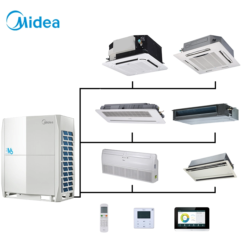 Midea 14CV 136.5kbtu anticorrosión Certificado UL 40kw Vrv acondicionadores de aire central eléctrica con Guardar