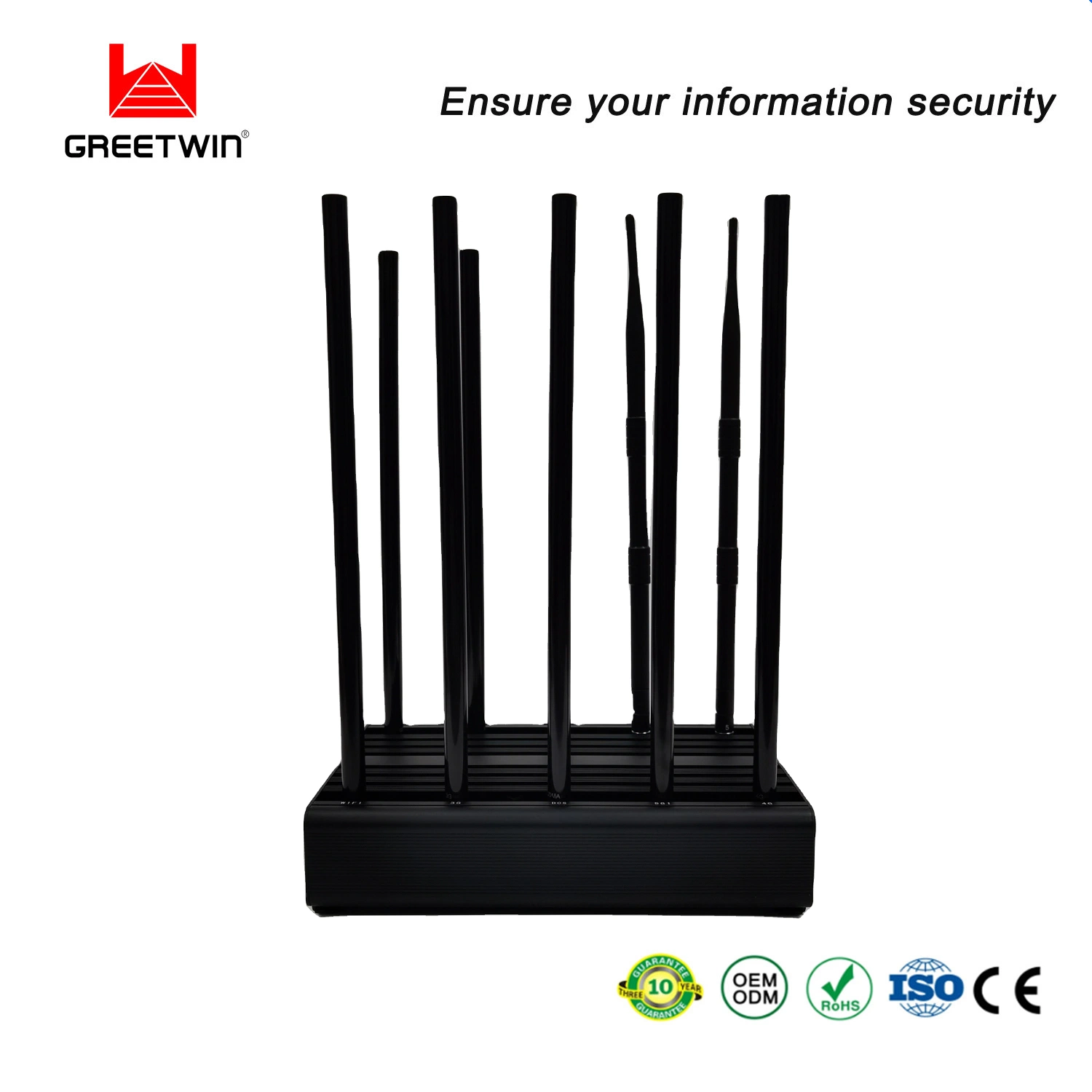 High Power 100W 10 Bands Cell Phone RF Signal Jammer