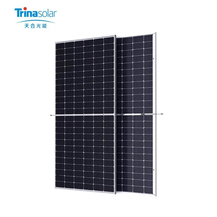 TUV CE نصف خلية 630 650 670W Trina Poly PV طي وحدة فلطائية ضوئية متعددة البلورات سوداء مرنة أحادية البلورات للطاقة الشمسية الأحادية اللون لوحة الطاقة