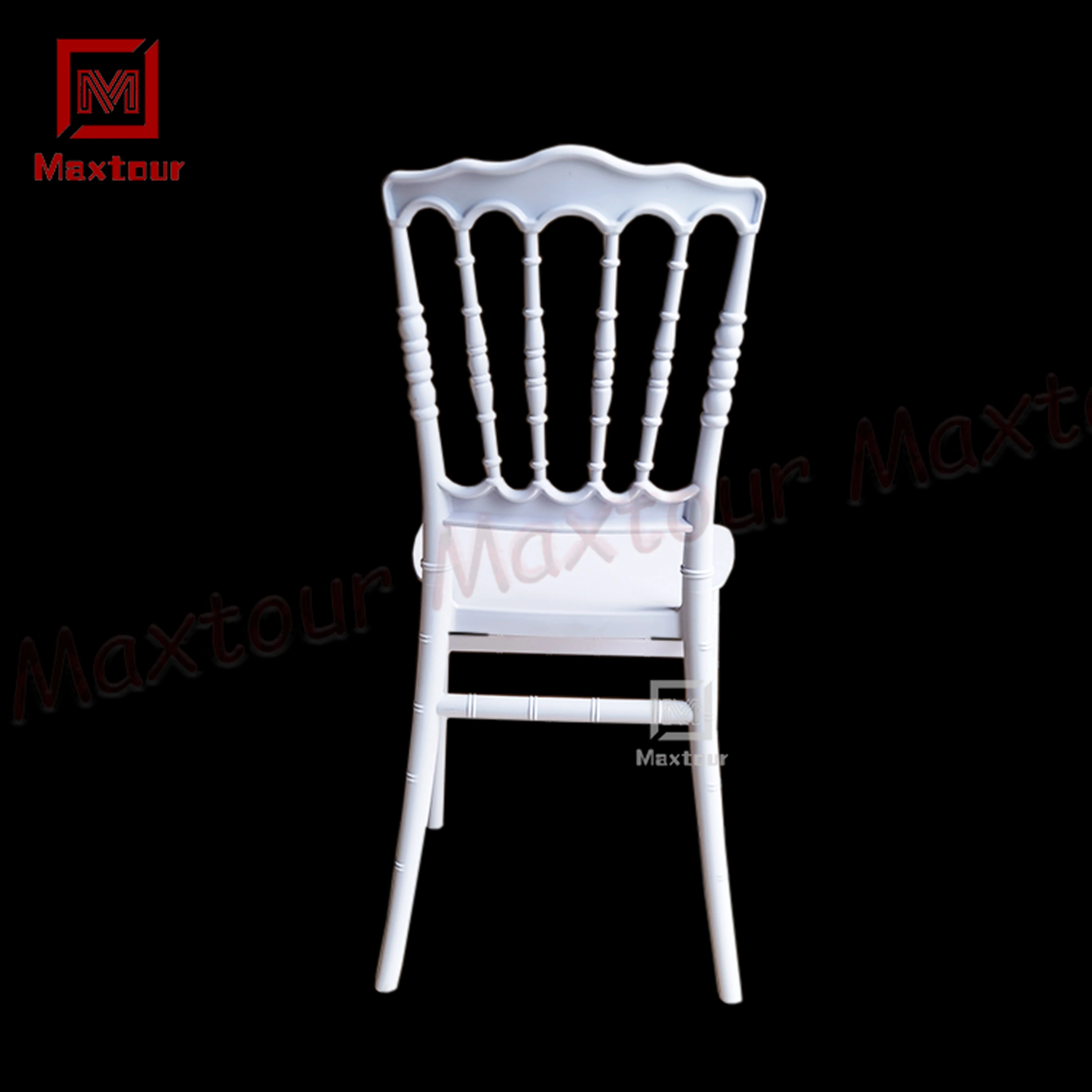 Chaise d'extérieur blanche Chaises Chiavari pour adultes en plastique Mobilier de salle à manger Événement Mariage Chaise Tiffany