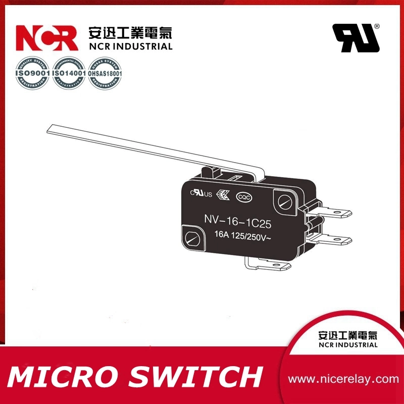 Reliable Basic Microswitch Short Hinge Roller Lever V Omron