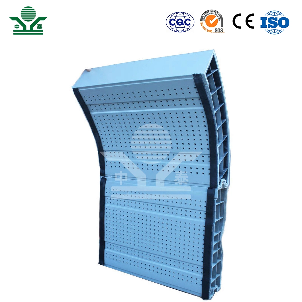 Zhongtai Outdoor Sound Barrier Walls Residential China Manufacturing Sound Deadening Fence Panels Light Grey Color Sound Barrier for Room