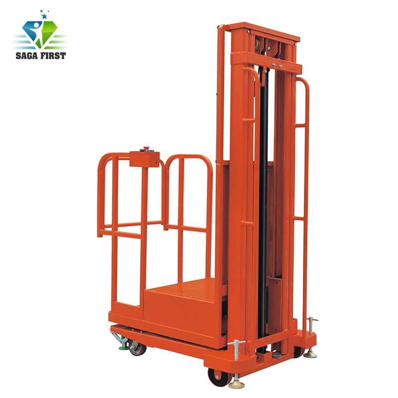 4m Electric Hydraulic Order Picker Warehouse Lift Equipment