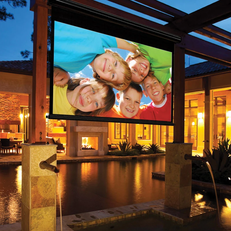 Commercial Motorized Screen with Remote Controller for Education