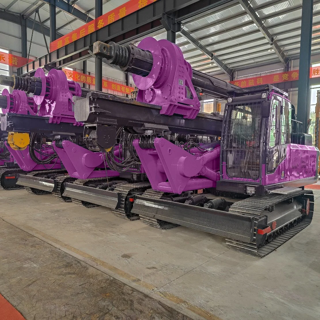 Auger Borehole Rotary Drilling Rig Engineering Construction Hydraulic Rotary Drilling Machine