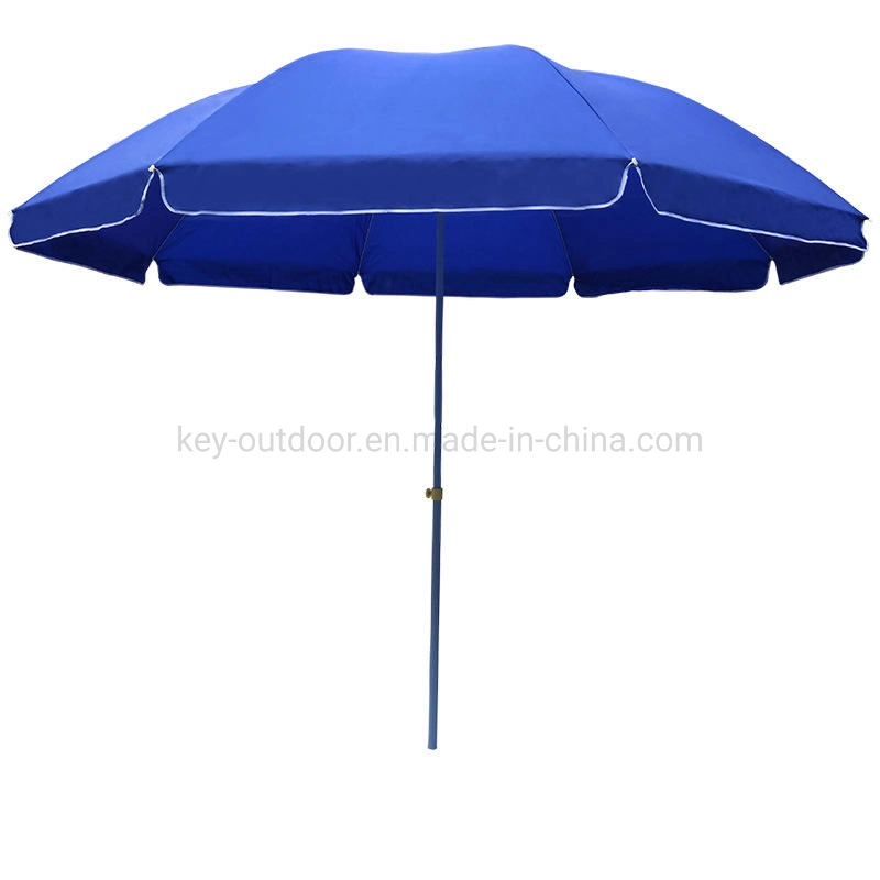 Big Purple Outdoor Cheap Beach Customize Big Awning Beach Umbrella Canopy for The Beach Outdoor with Fiberglass Ribs