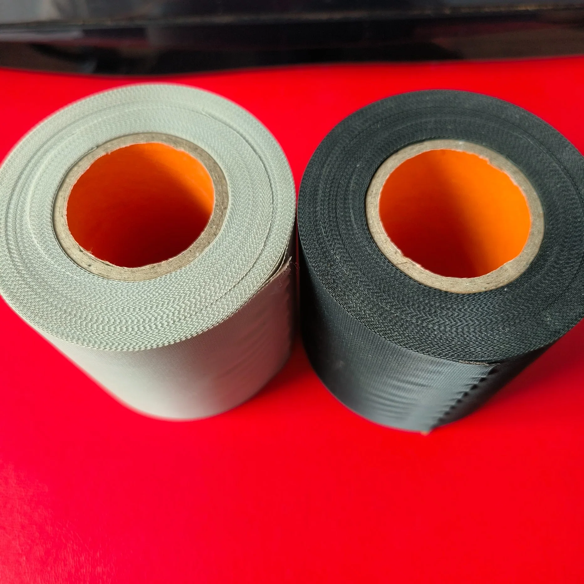 Good Price Non Adhesive PVC Air Conditioner Protect Wrapping Tape PVC Non Adhesive Tape Roll White, Grey