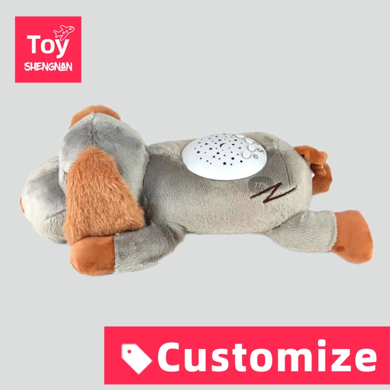 Custom Logo Toy Stuffed Animals Pet Plushie Soft Design Light Plush