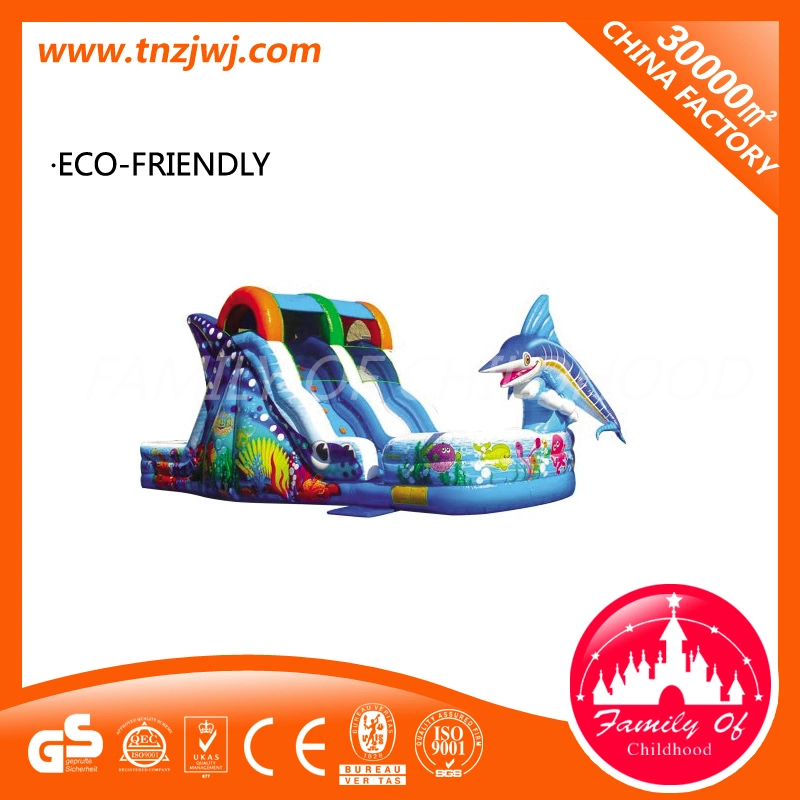 Ocean Theme Inflatable PVC Toys Kids Bounce Houses