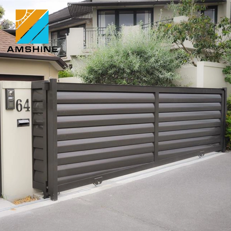 House Used Security Driveway Sliding Gate Courtyard Entrance Aluminum Gate