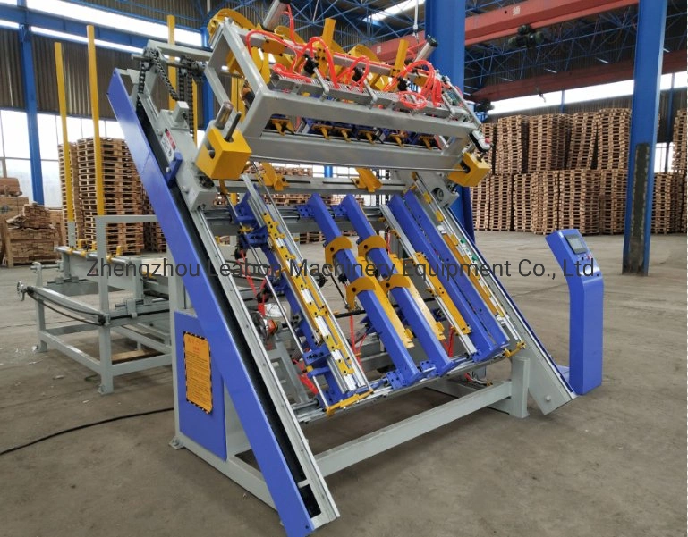 CE Approved Euro Block Holz Palette Herstellung Maschine Automatische Produktion Linie