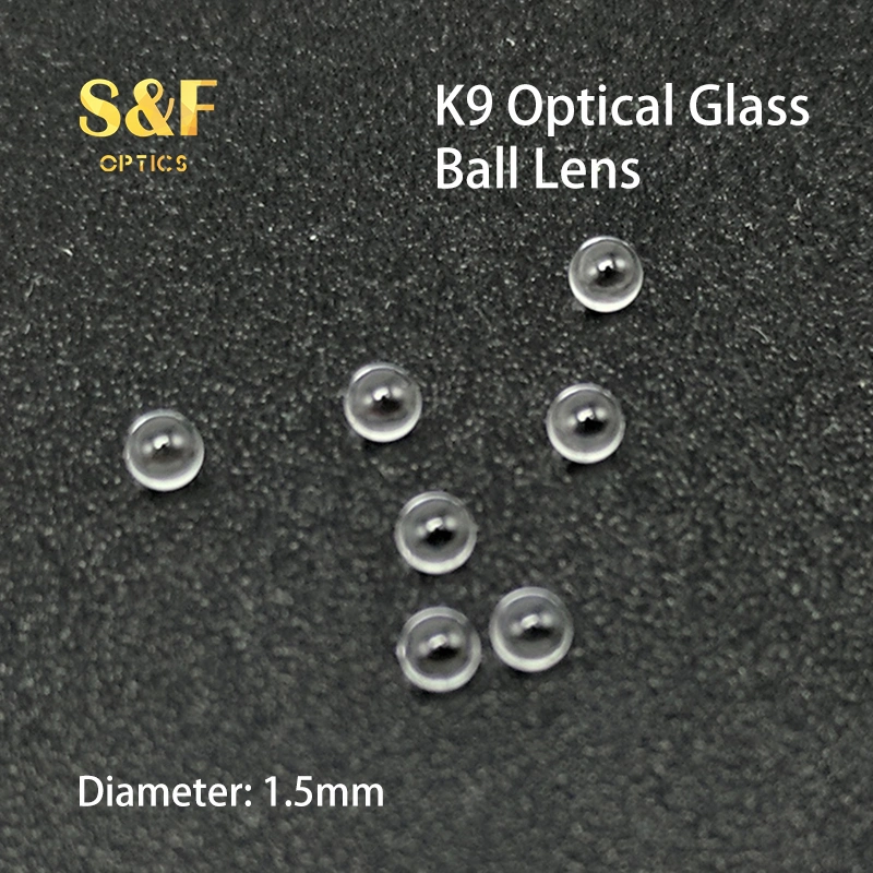 Диаметр 1,5 мм оптическое стекло сферических линз K9 стеклянные линзы шаровой опоры рычага подвески