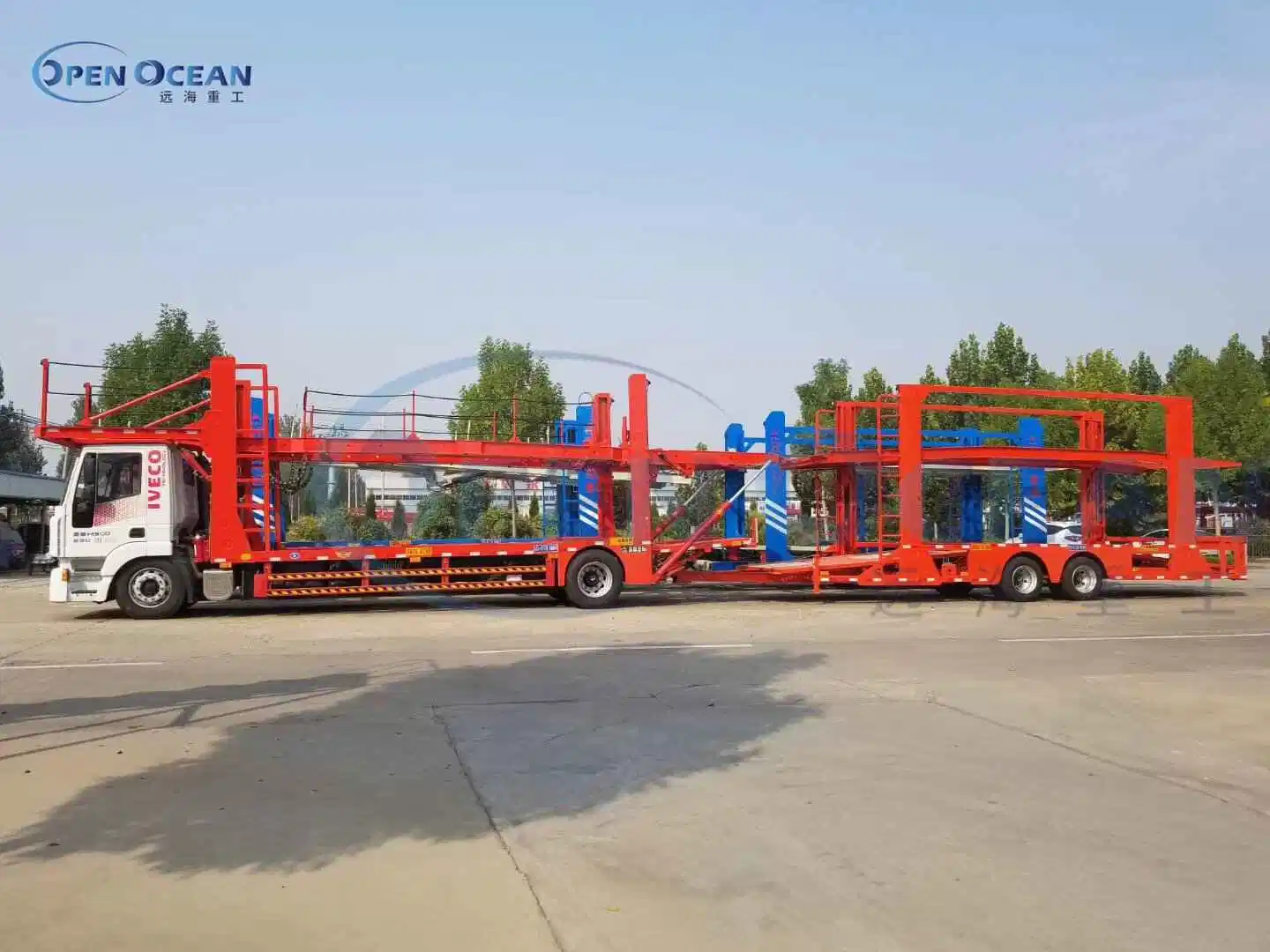 The Best-Selling 3-Axle 13m Fence Semi-Trailer Is Suitable for Road Freight Transportation