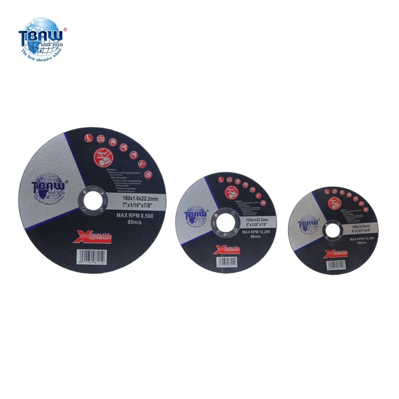 Hot Selling China 4-9cinch Metal Cutting Discs Abrasive Tools Disc Cutting Wheel