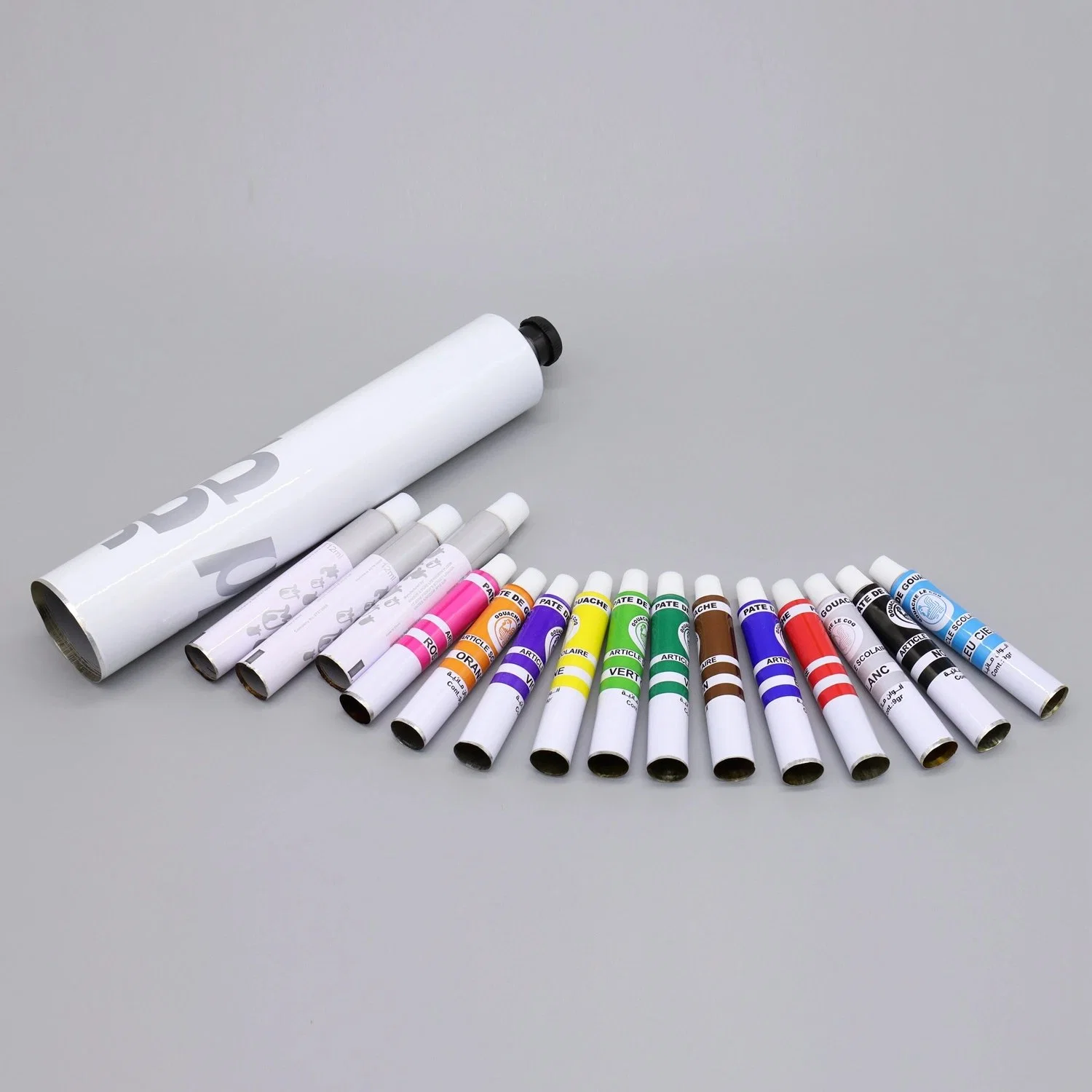 Nozzle Pigment Cream Collapsible Aluminum Paint Tube Packaging 50ml Volume 15g Capacity Wholesale/Supplier