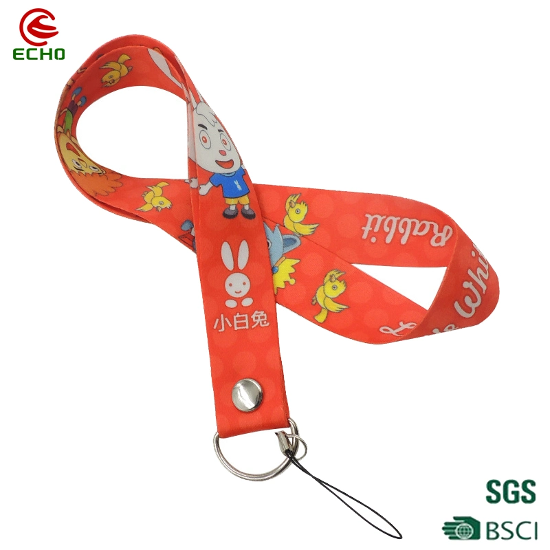 Factory Direct Sales Polyester Lanyard Heat Transfer Printed Ribbon for Medal