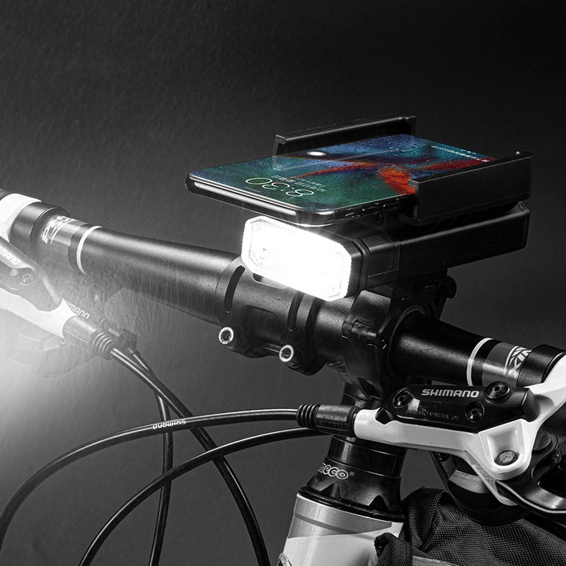 New 3t6 Glare Bicycle Light Type-C Charging Belt Output Phone Holder