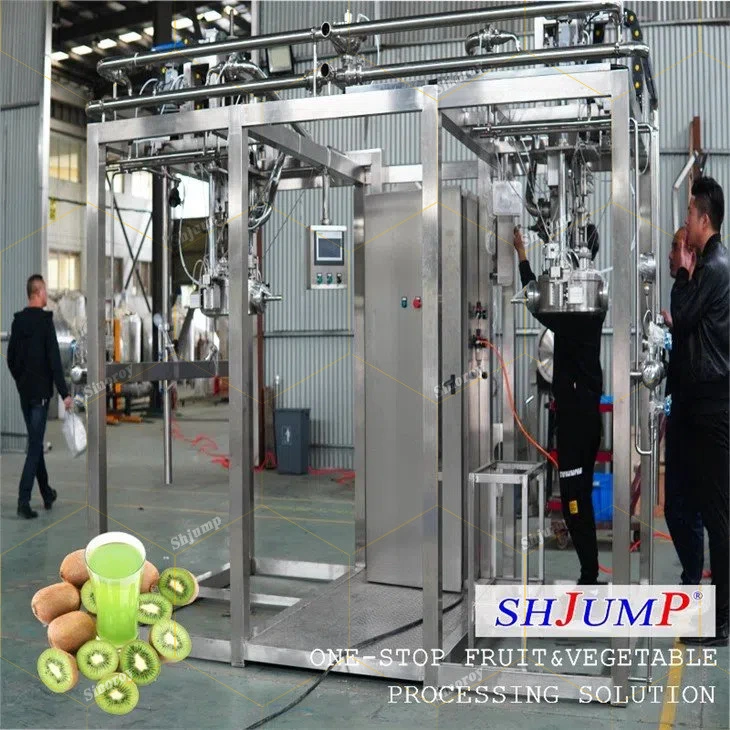 Large Scale CE ISO High Profit Low Cost Kiwi Puree Processing Line Washing Sorting Crushing Pulping Enzymolysis Homogenizing Strilizing Packaging System