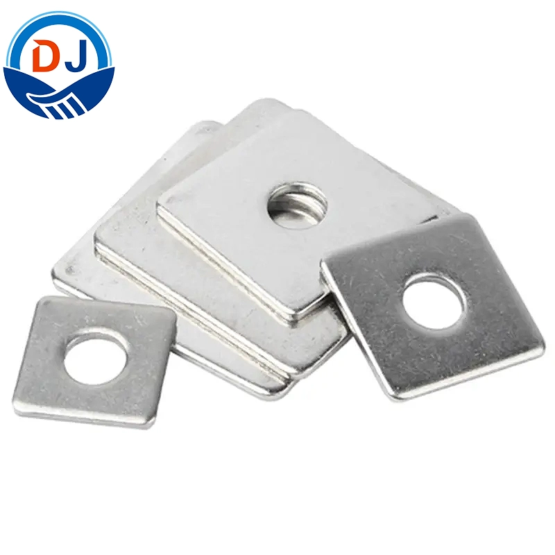 Stainless Steel Flat Washer Square Washer for Nut Screw Fastener