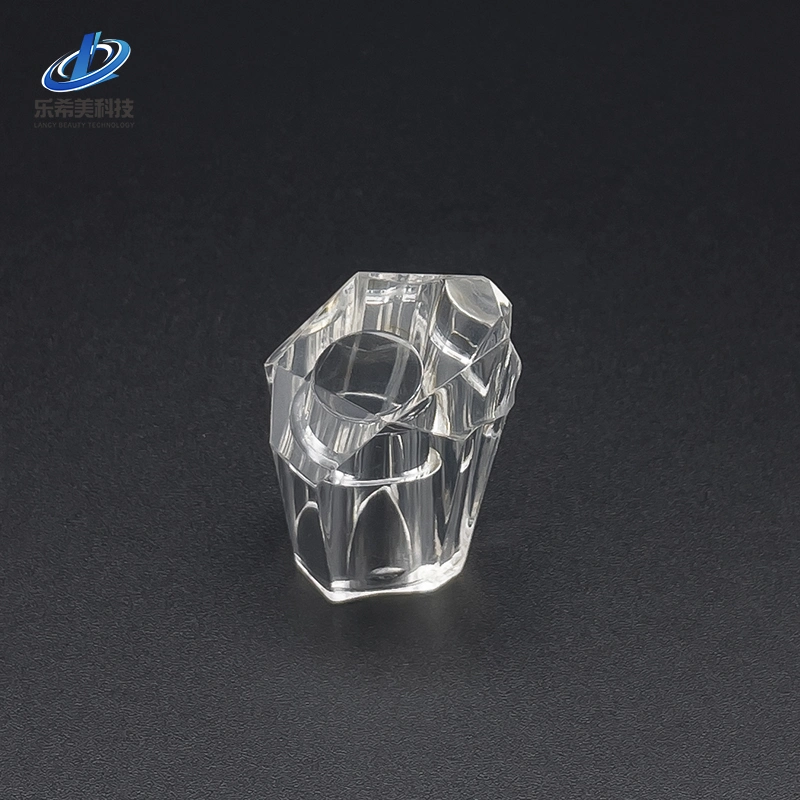 Acrylic Top Transparent Cosmetic Cap Plastic Lid Packaging Perfume Bottle Closer Customized for Glass Bottle