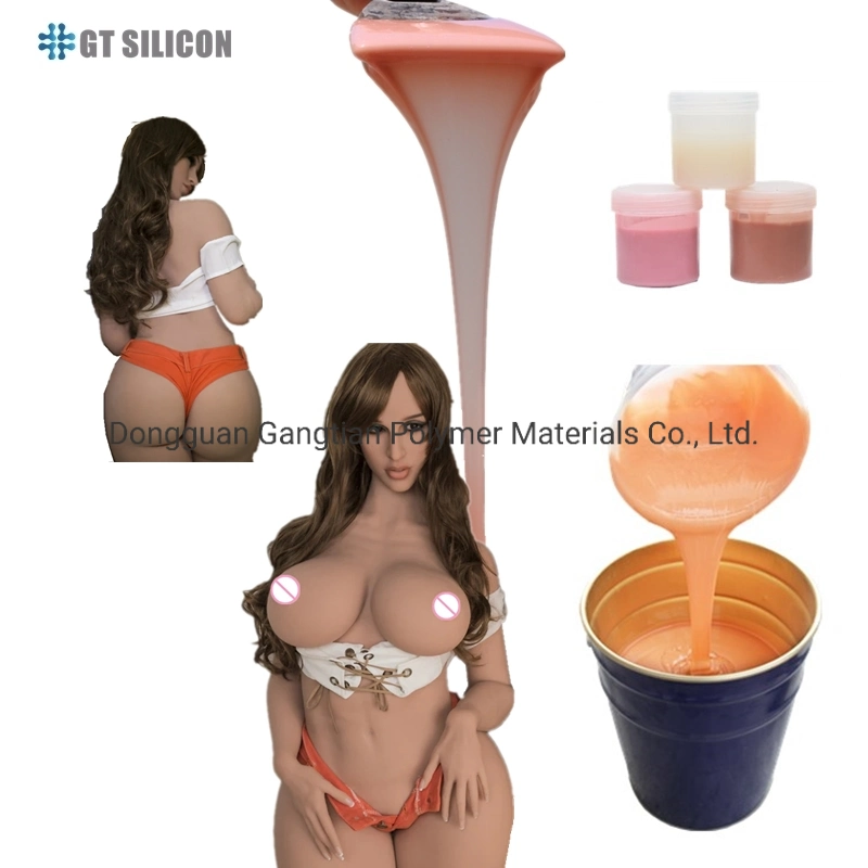 RTV-2 LSR Liquid Silicone Rubber Platinum Silicone Rubber for Making Sex Toy