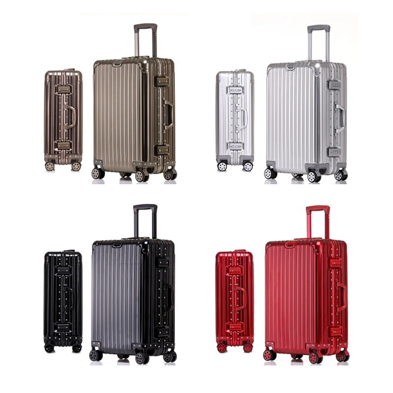 Ea170 20/24/26/29inch Hand Large Aluminum Luggage Fashionable Carry on Organizer Custom Designer Travel Luxury Wholesale/Supplier Set Hard Shell Suitcase