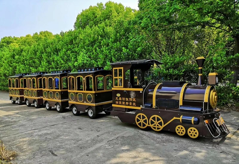 Intérieur en extérieur Kids Amusement Park voie touristique train électrique