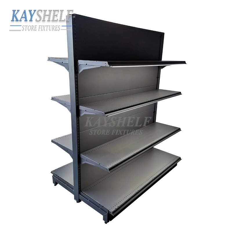 Modern Retail Shop Gondola Shelving System Grocery Store Used Display Shelving for Sale