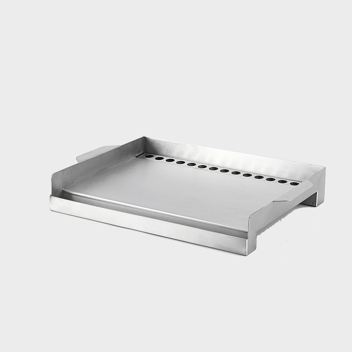 Rectangular BBQ Griddle Grills Stainless Steel with Meat Rack