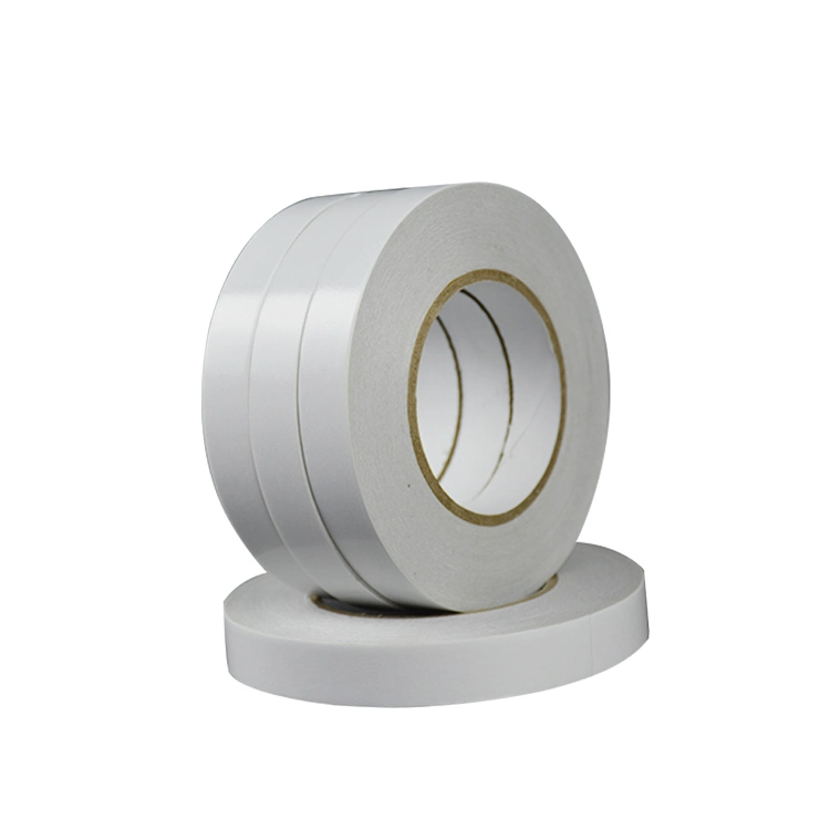 Double Sided Tissue Tape (Tissue white paper coated With Acrylic Adhesive)