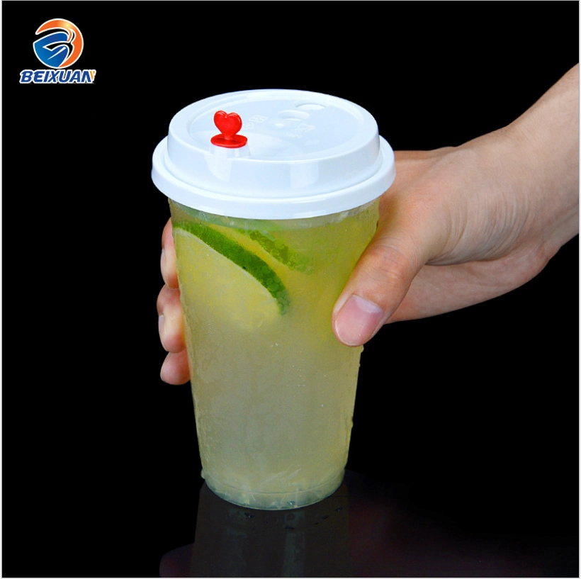 95 Caliber 360ml Disposable PP Plastic Cup 12oz Injection Cup for Juice with Customized Logo