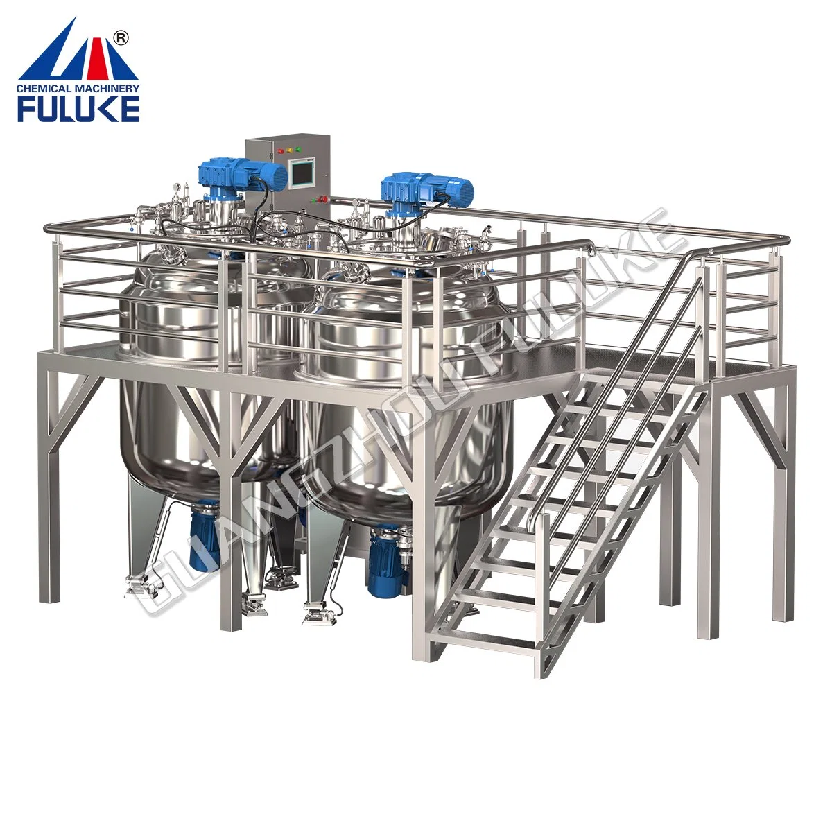 Guangzhou Fuluke 200L, 500L Stainless Steel Gel Mixing Tank