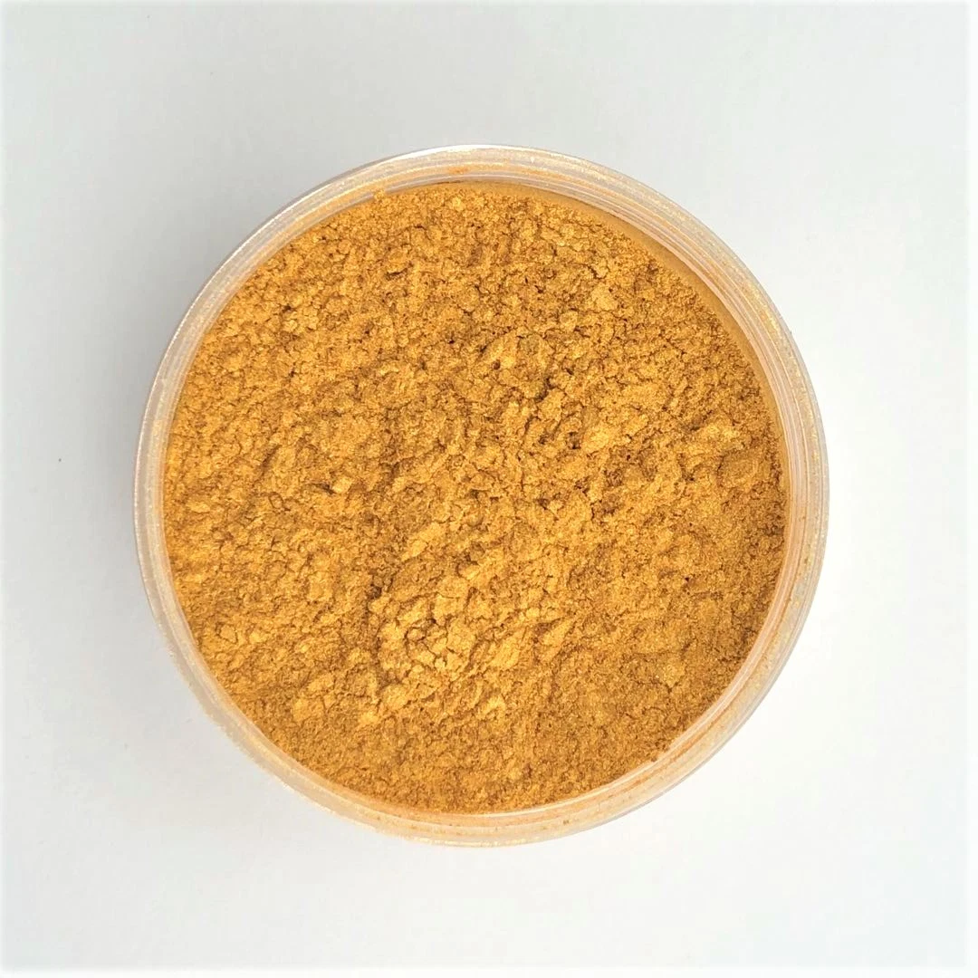 Pearlescent Pigments P826 Gold Luster Effects Gold Satin for Coating Plastic Mica Powder 326 Cosmetic