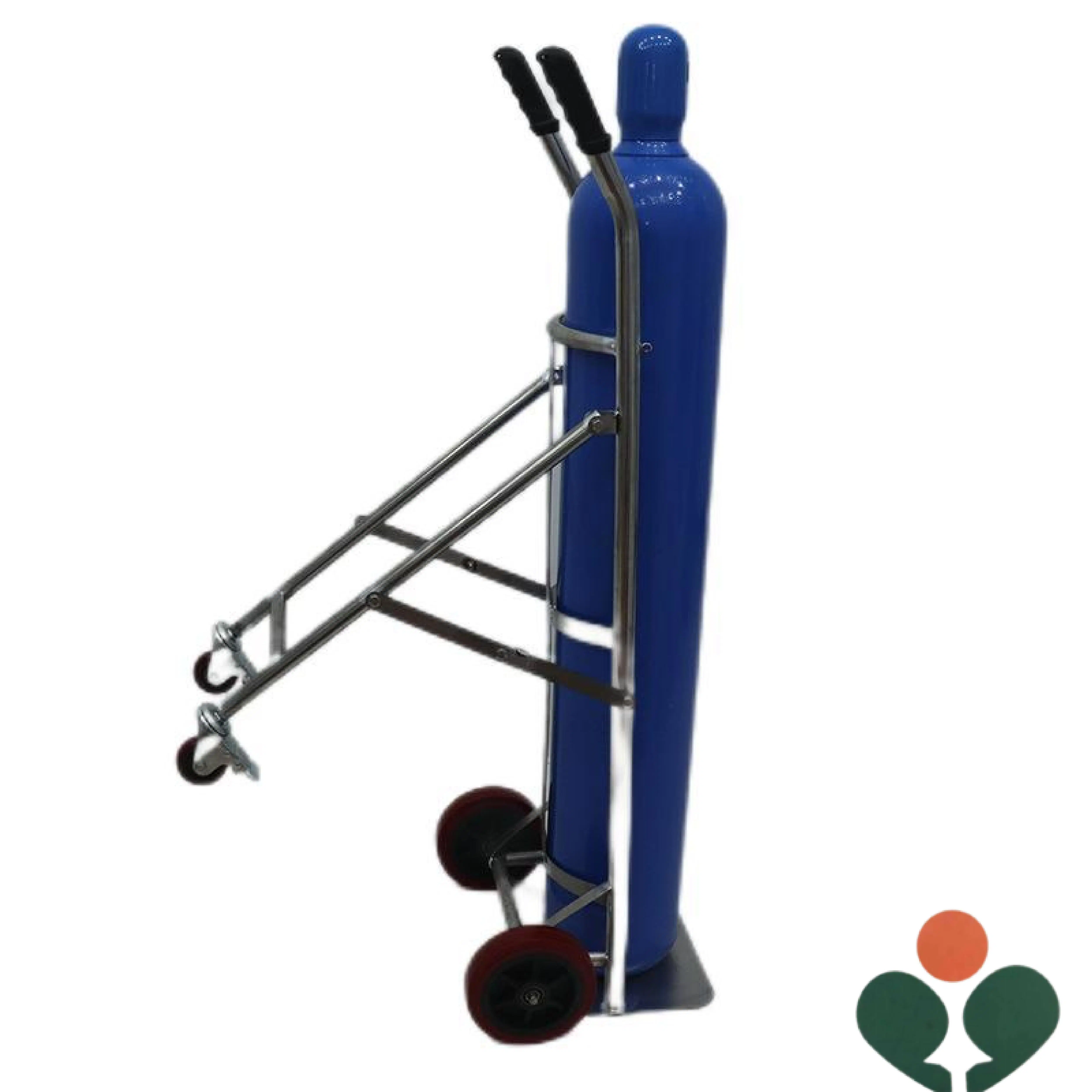 Stainless Steel Oxygen Cylinder Trolley Medical Table Hospital Equipment