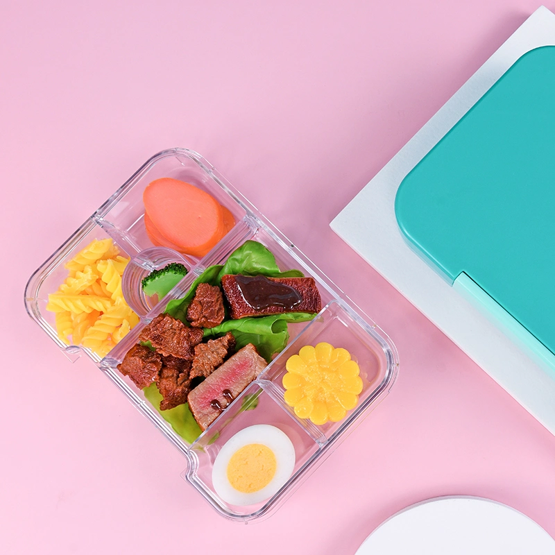 Aohea New Kids Gift Children Cartoon Nesign School Bag Plastic Food Container Bento Lunch Box