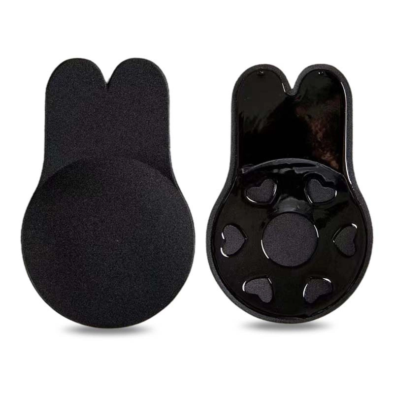 High Quality Rabbit Shape Push up Invisible Nipple Cover Waterproof Strapless Lift Silicone Nipple Sticker